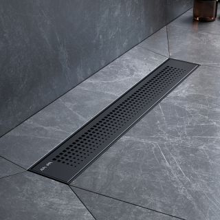 Душевой лоток AM.PM PrimeFlow 50 W02SC-P11-050-01BM с Черной матовой решеткой Cut Gradient